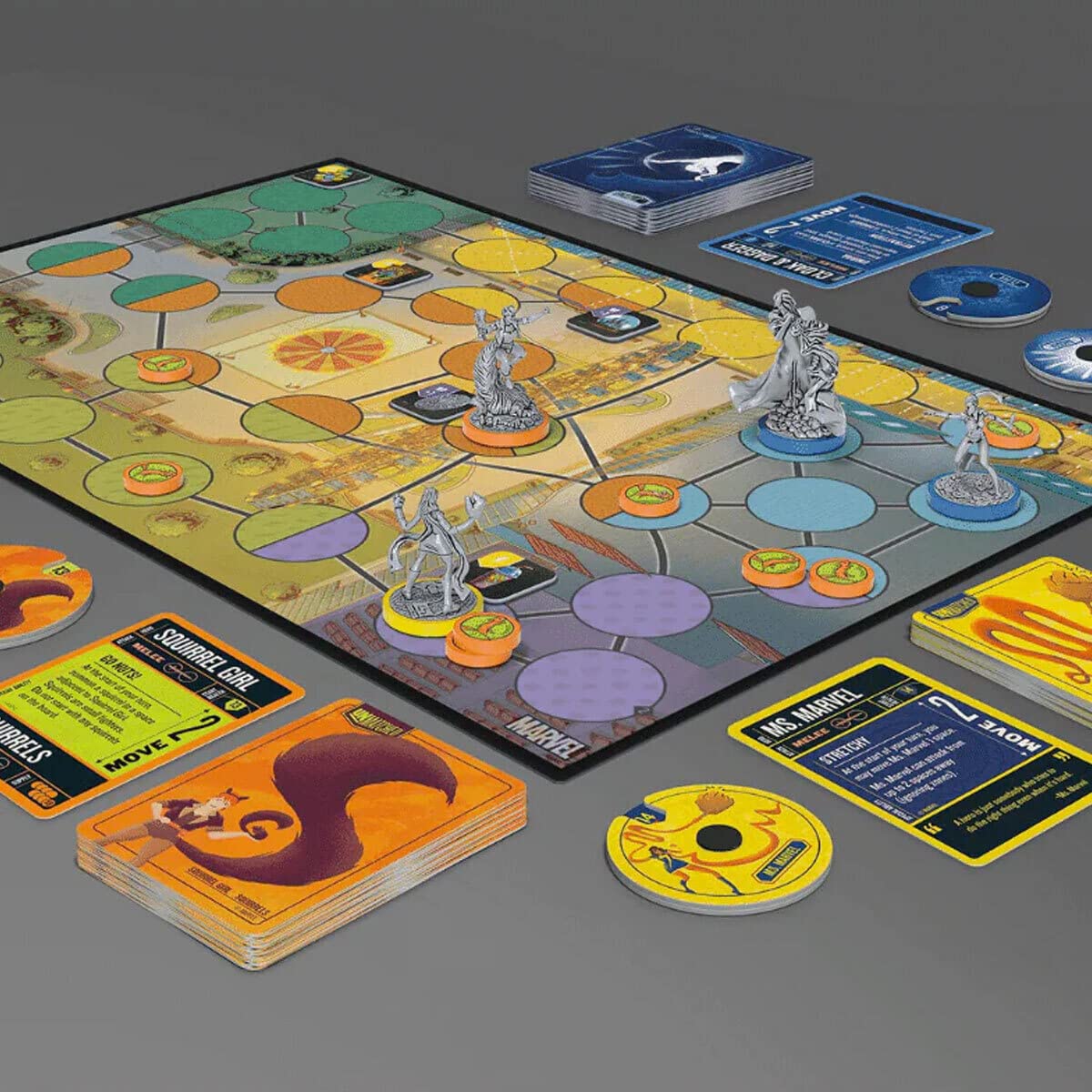 Restoration Games Unmatched: Marvel Teen Spirit - Strategy Fighting Game for 2-3 Players - Cardboard, CSGUNMATCHTEEN
