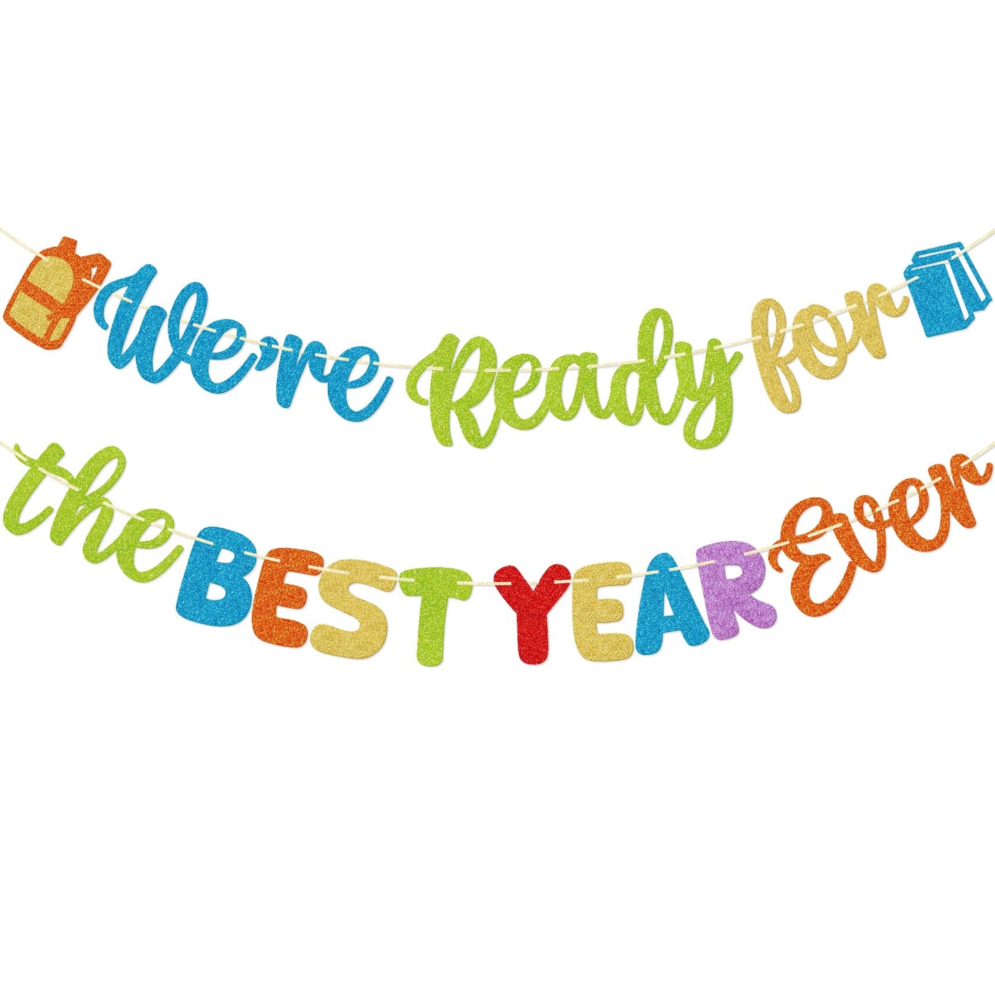 Were Ready For the Best Year Ever Banner, Welcome Back to School Decorations, Kindergarten Classroom Decoration, First Day of Sc