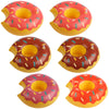 Kleeblatt Pool Drink Floaties, Doughnut Inflatable Drink Holders Floating Cup Holders Drink Floats For Pool Party