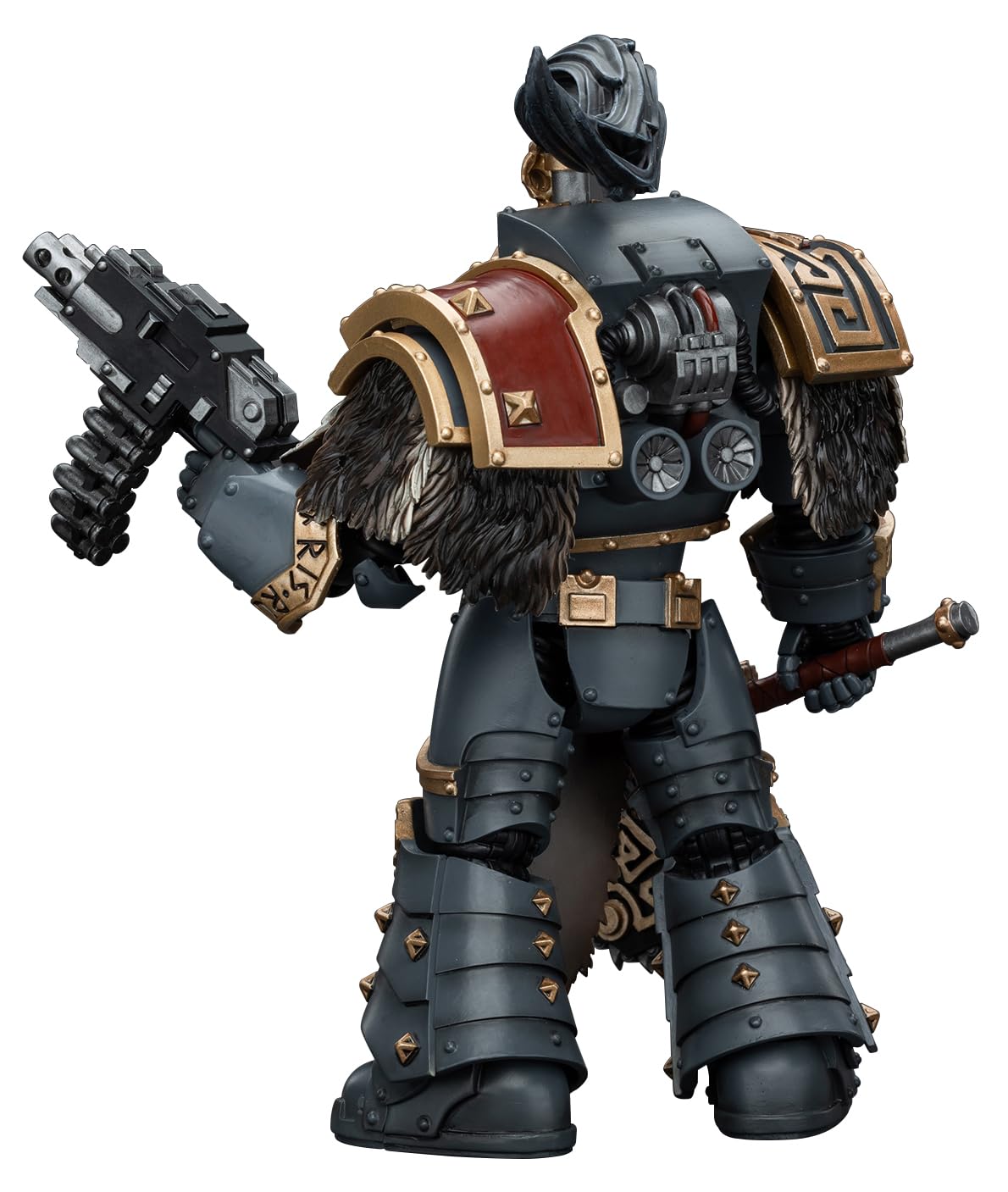Joytoy Warhammer 40K 1/18 Action Figures, Space Wolves Varagyr Wolf Guard Squad Varagyr Thegn Perfect For Collectors & Decor, Id