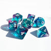 Vvpesca Blue Dnd Dice Set Of 7 - Transparent Polyhedral Dice Set For D&D, Ttrpgs, Dungeons And Dragons, Role Playing Games - D20