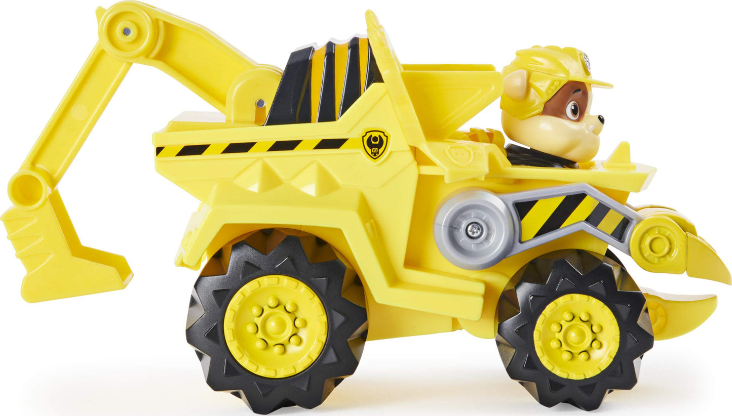 Paw Patrol Deluxe Rev Up Vehicle with Mystery Dinosaur Figure, 1 Count, Plastic, Model 6059987