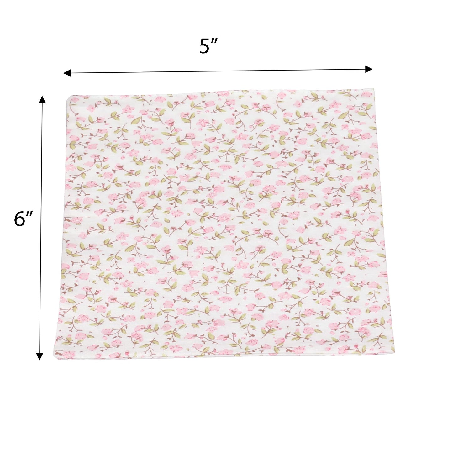 7 Piece Dollhouse Bedding Set, Comforter Blanket, Pillows And Bed Runner, 1/12 Scale Dolls Bed Linen (Pink Set)