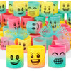 Cleverzone 36 Pack Spring Rainbow Magic Fidget Stress Coil Mini Springs Bulk Toys Party Favor For Kids Birthday Carnival Prize Goodie Bag Stuffers For Boys Girls (Smile)