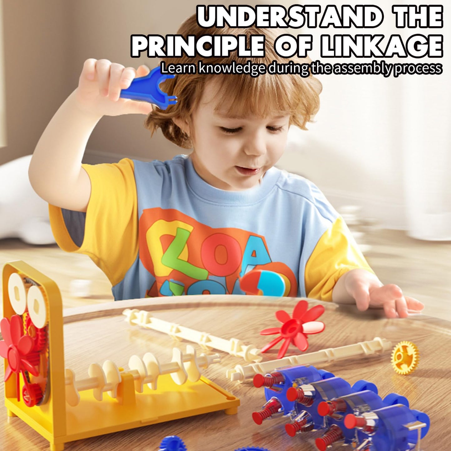 Bbnote Engine Building Toys For Kids 3 Year Old, Working Model Engine Kit Construction Toy For Boys And Girls Age 3-5 5-7 8-12.