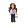 Madame Alexander 14-Inch Alexander Girlz Doll, Emmi - Light Skin Tone, Brown Eyes, Brunette Hair, Model 20937, Plastic Material