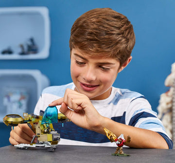 Mega Construx Halo UNSC Hornet Blitz Micro Action Figure Building Set - Green, Detailed Model for Collectors and Fans