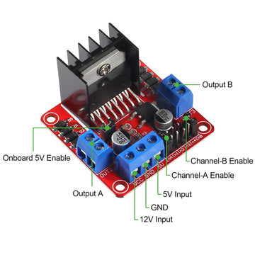 Diann 2 Sets Dc Gearbox Motor Tt Motor 200Rpm Tire Wheel Dc 3-6V 1:48 Male Connector With 1Pc L298N Motor Drive Controller Board