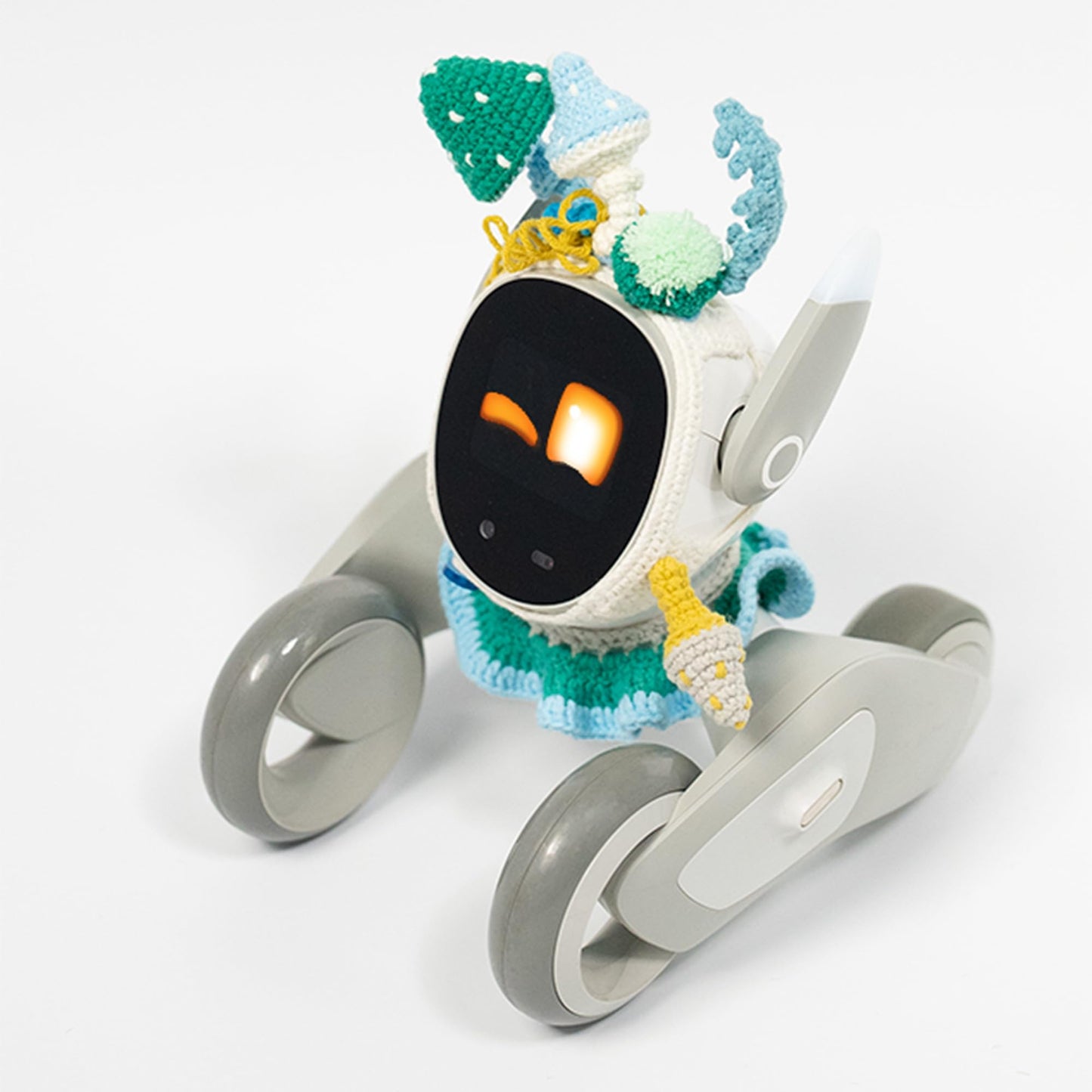 Loona Forest Explorer Outfit - Handmade Crochet Headpiece And Collar Set With A Nature-Inspired Theme, Perfect For Transforming
