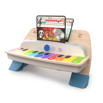 Baby Einstein Musical Toddler Toys Bundle - Safe Wireless Piano & Guitar, Wooden, Multicolored, Model 12863, 6 Months+