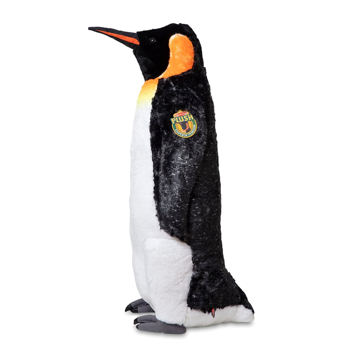 Melissa & Doug Giant Lifelike Plush Emperor Penguin Standing Stuffed Animal (3.4 Feet Tall) - Plush Toy