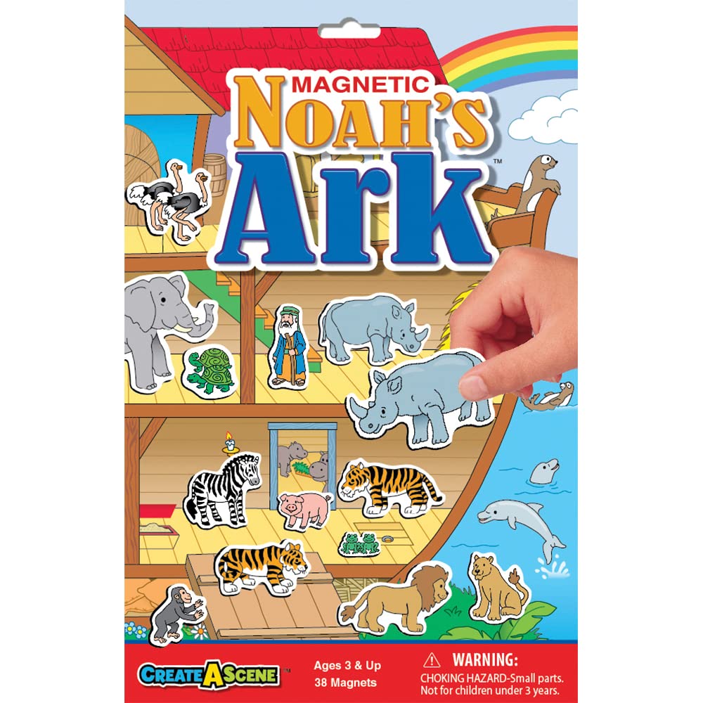 Create-A-Scene Magnetic Playset - Noah'S Ark