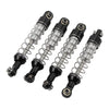 Rc Shock Absorber,2 Pairs Aluminum Alloy Shock Absorber 60Mm Rc Car Modification Parts For C14 C24 Mn D90 99S (Black)