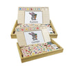 Lexibook Bio Toys Word School, Bilingual Spanish/English, Wooden Game, 50 Word Cards, Alphabet, Educational Game, EDU100i2