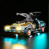 Vonado Led Light Kit Compatible With Lego Back To The Future Time Machine 10300 (No Model),Lighting Kit Compatible With Lego Back To The Future Car Building Toys (Remote-Control Version)