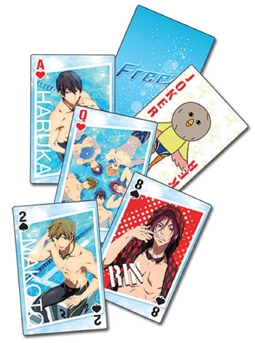 Free! Iwatobi Swim Club: Haruka, Makoto, Rin Group Playing Cards
