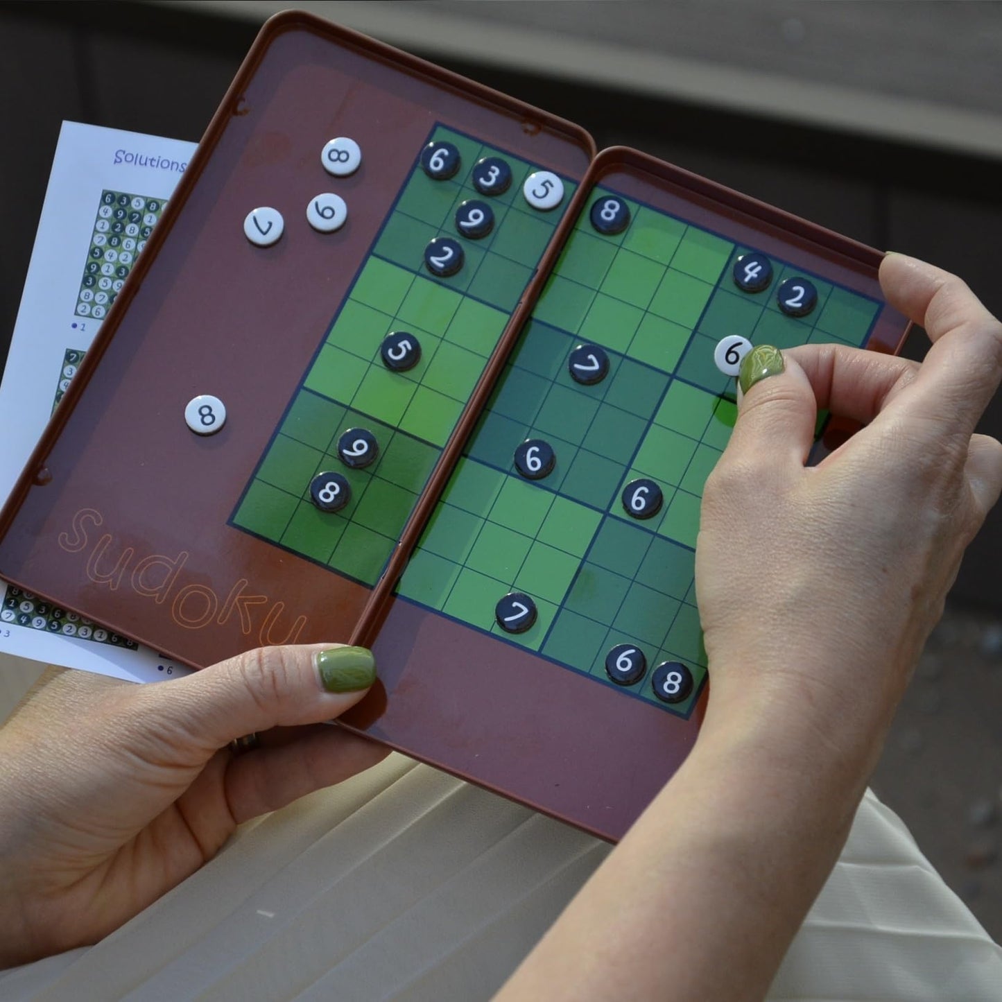 The Purple Cow- Sudoku. Magnetic Game Box For Kids And Adults. Solve Hard Puzzles And Master Your Mind.