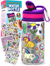 Purple Ladybug Decorate Your Own Water Bottle For Girls - Includes Trendy Stickers, Easter Gift For Ages 5-8, Birthday Or Valentines Gift, Great For Little Girls