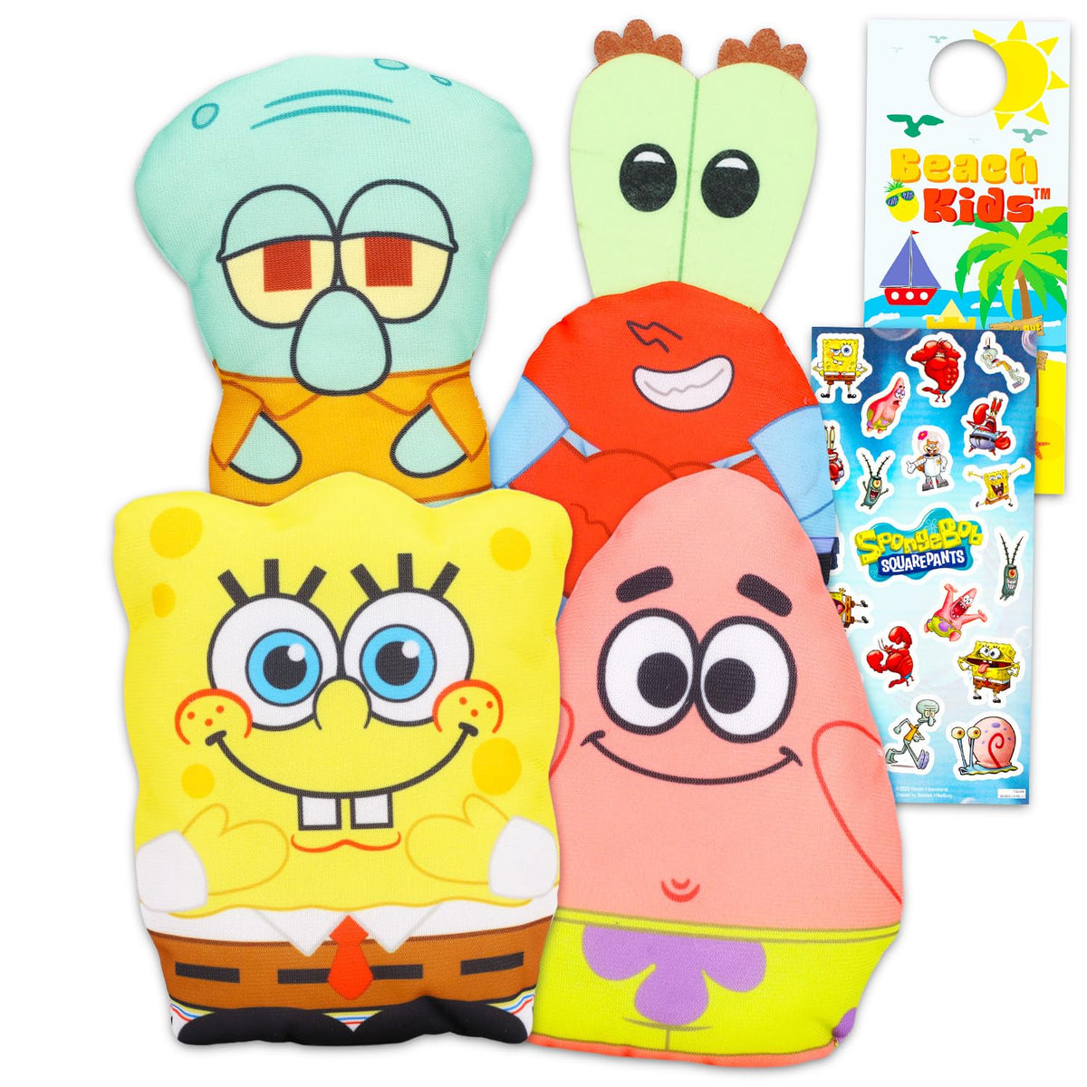 Spongebob Plush Toy 4 Pc Bundle 5 Spongebob Plushies Kids, Boys, Girls