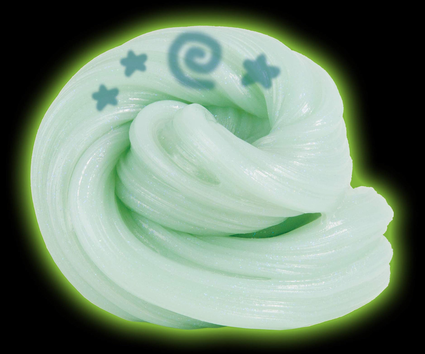 Crazy Aaron'S Thinking Putty 4' Tin - Phantoms Foxfire - Glowing Sparkle Glow Putty, Soft Texture - Never Dries Out