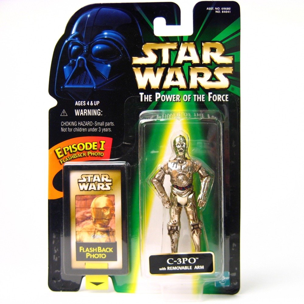 Star Wars: Power Of The Force Flashback And Gt; C-3Po Action Figure