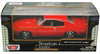 Motormax 1969 Pontiac GTO Diecast Model Car - 1:24 Scale, Orange, Large, Rubber, Model MOT73133TC-OR