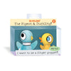 YOTTOY Mo Willems Collection Pigeon & Duckling Finger Puppets - Plush, Set of 2, Model 673