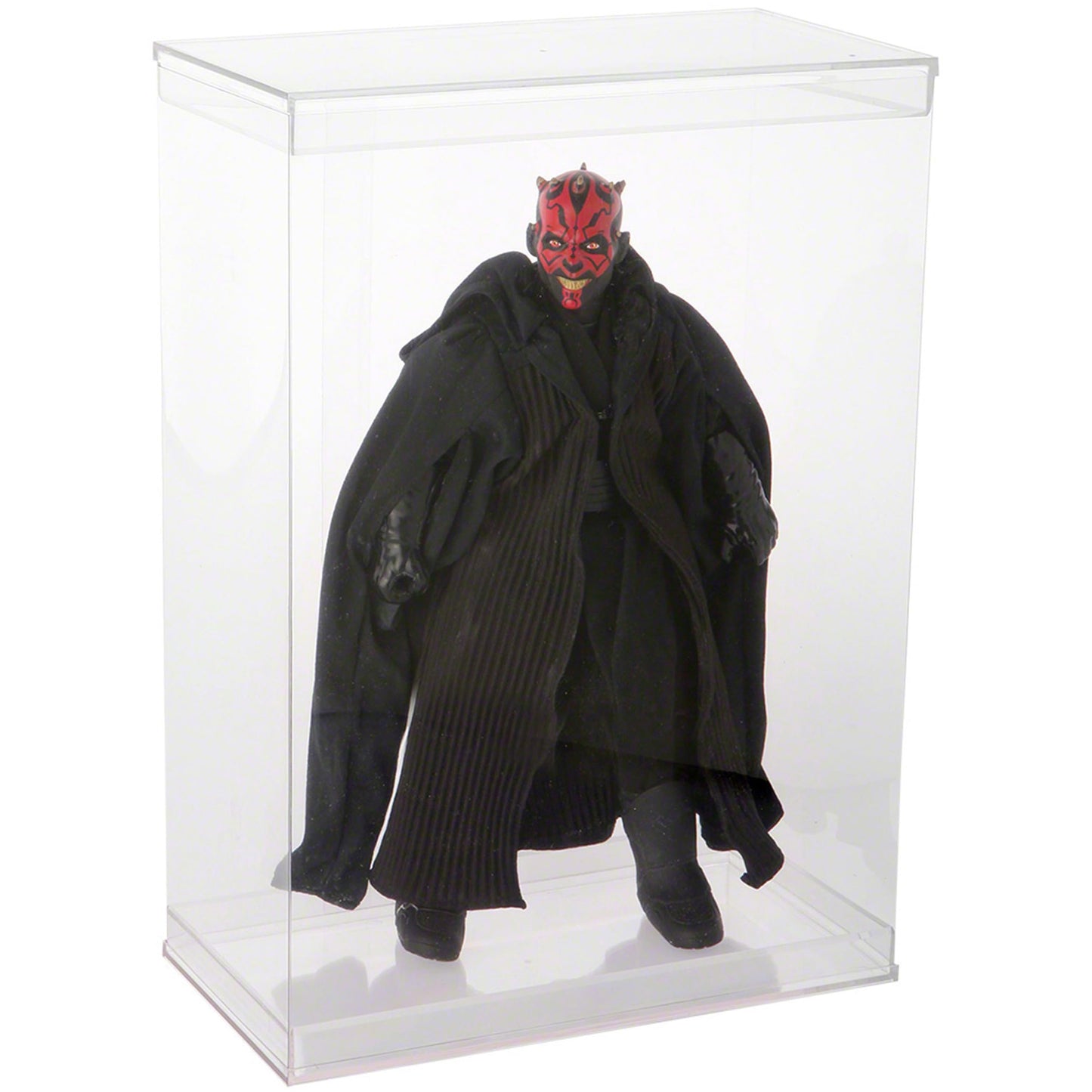 Dollsafe Deluxe Clear Folding Display Case With Acrylic Top And Base For 11-12 Inch Dolls Or Action Figures, 9.5'' W X 5'' D X 1