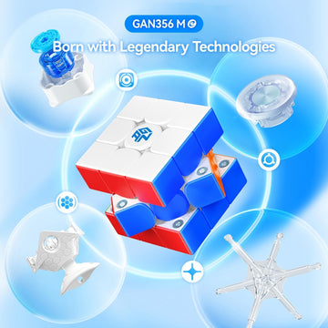 Bukefuno Gan 356 Me 3X3 Speed Cube Magic Gan 356 M E 3X3X3 Magic Gans 3 By 3 Educational Gan356 Me Speed Cube Puzzle