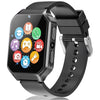 Smart Watch For Kid Age 4 5 6 7 8 9 10 Boys Girls Learning Toy With 26 Puzzle Game 1.69' Touch Screen Hd Camera Video Music Player Alarm Clock Storybook Pedometer Christmas Birthday Gift Idea (Black)