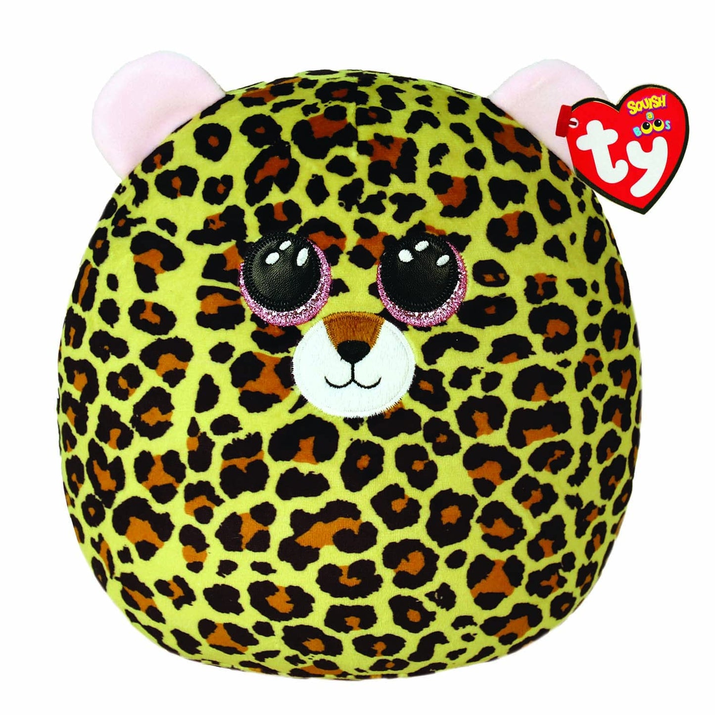 Ty Livvie Leopard Squish a Boos 14 | Beanie Baby Soft Plush Toy | Collectible Cuddly Stuffed Teddy