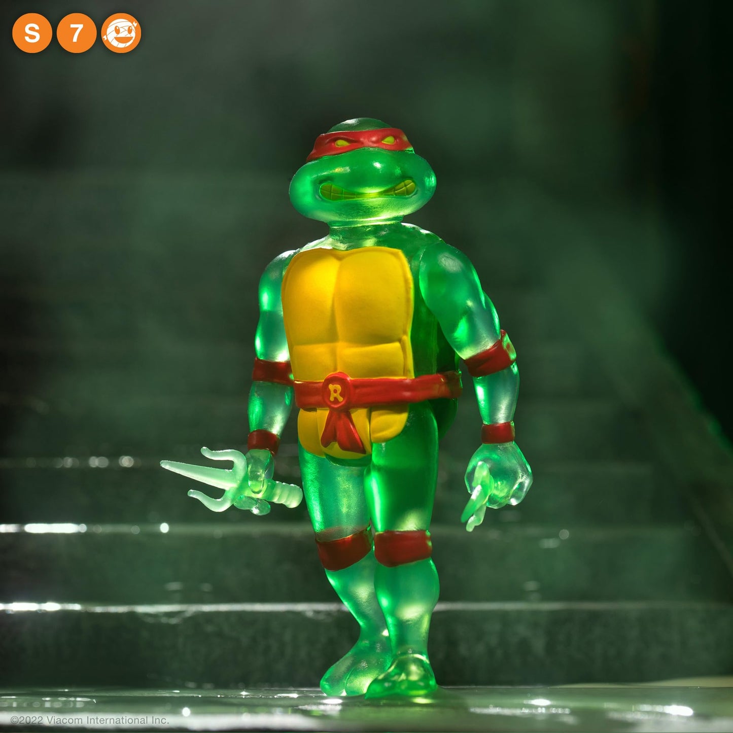 Super7 Teenage Mutant Ninja Turtles Reaction - Raphael (Mutagen Ooze) Action Figure