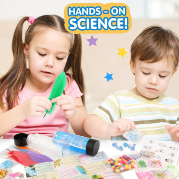 Vmnlooking Sensory Bottles Kits Supplies Sensory Toys For Toddlers1-3, Calm Down Corner Supplies With Glitter, 2 Containers(2Xl)