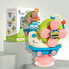 R For Rabbit Orapple Spinster Toy For Baby 5-In-1 Suction Spinner, Rattle, Friction Car, Windmill & Sensory Play | Bpa-Free, Saf