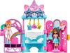 Polly Pocket Dolls & Playset, Unicorn Toy With 2 Dolls & 19 Fashion Accessories, Glam It Up Style Studio