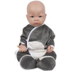 Vollence 17 Inch Full Body Silicone Baby Doll That Look Real Boy,Eyes Open Realistic Reborn Real Lifelike Baby Dolls - Boy