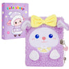 Sheep Diary For Girls With Lock, Plush Lamb Toys Gift For Teen Girls, Kids Sheep Writing Journal Notebook, Birthday Gifts For Little Girls Ages 5 6 7 8 9 10-12 Year Old