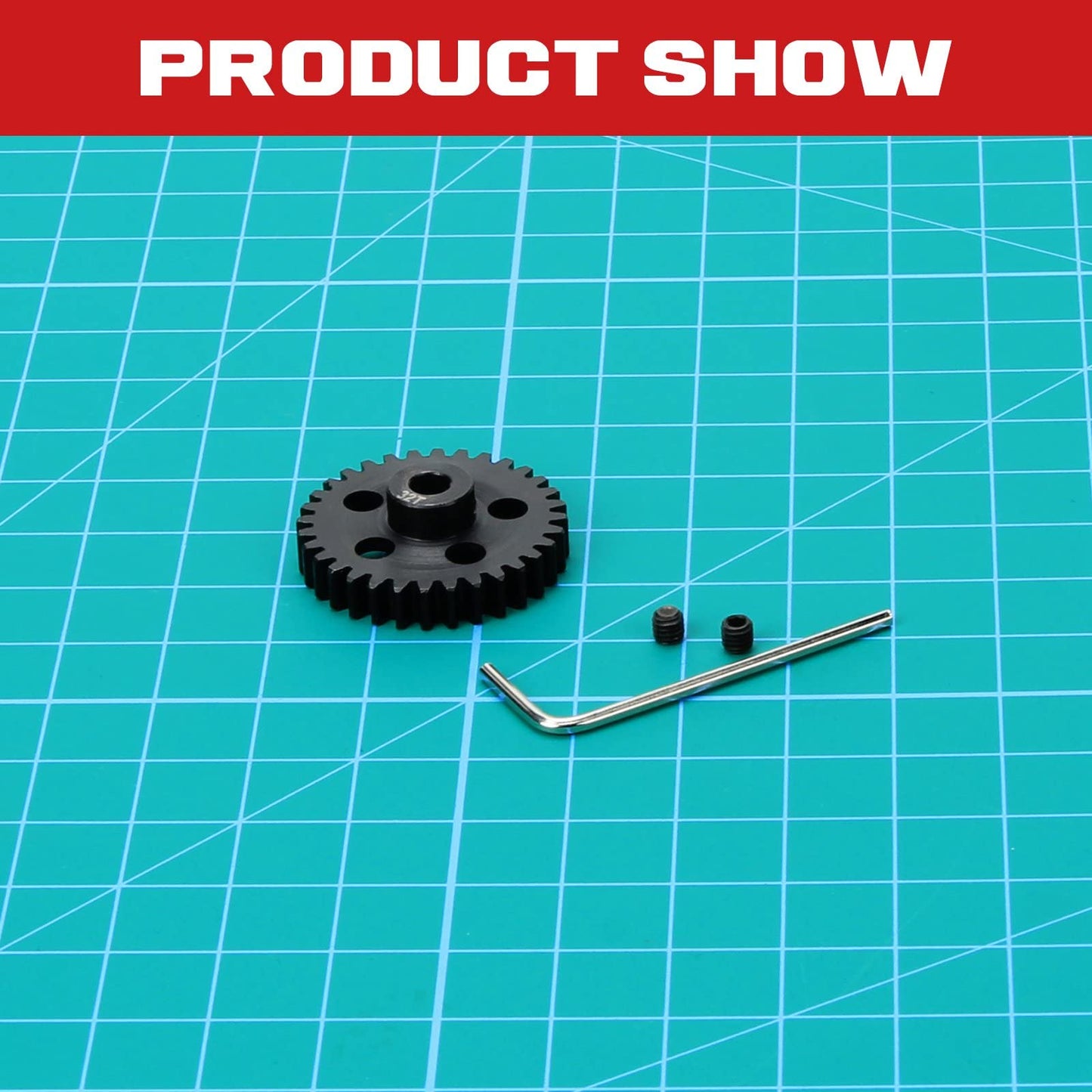 RCAWD 32T Pinion Gear for ARRMA 6S 1/7 Felony Infraction Limitless Upgrades, with Wrench Parts for#ARAM1032