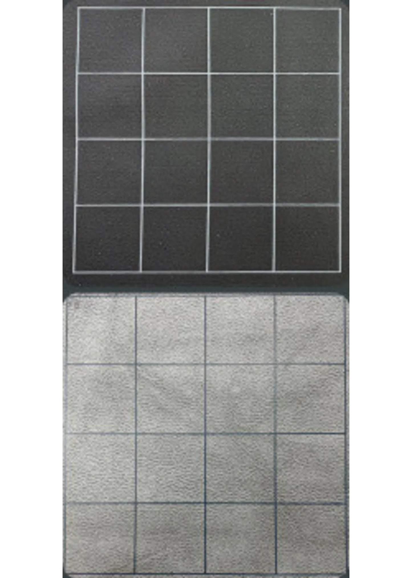 Chessex Play Mat - Mat: 1 Sq 2 Sided Black/Grey Megamat (Two Color Mat) - Smooth & Tough - Compatible With Tabletop Rpgs - Acces