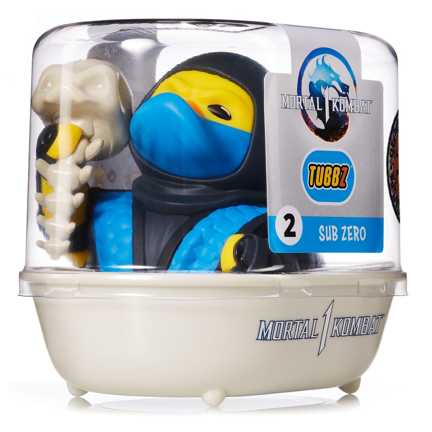 TUBBZ First Edition Sub-Zero Collectible Vinyl Rubber Duck Figure - Official Mortal Kombat Merchandise - Fighting Action TV, Mov