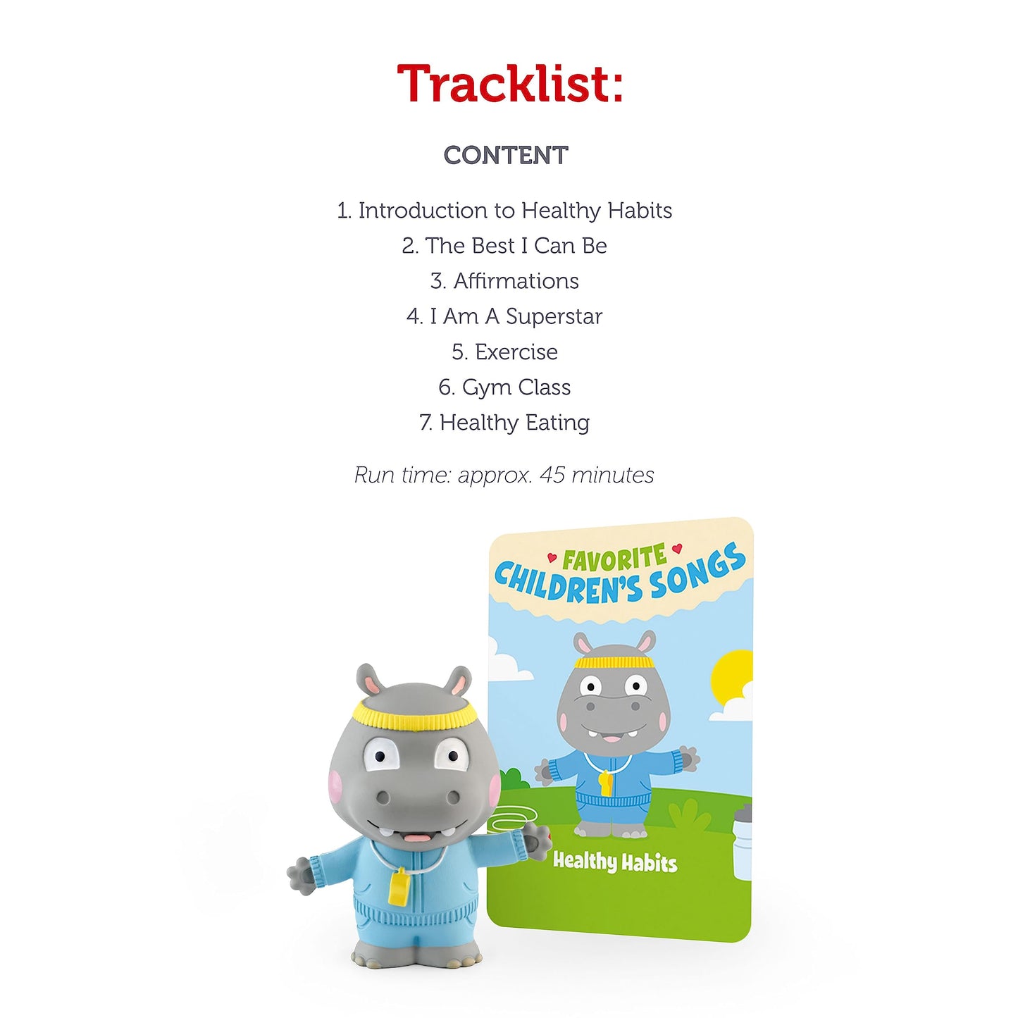 Tonies Healthy Habits Audio Play Character