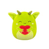 Squishmallows Original 8In Fitzy The Green Goblin Holding Fuzzy Heart - Official Jazwares Valentine Plush (Little)