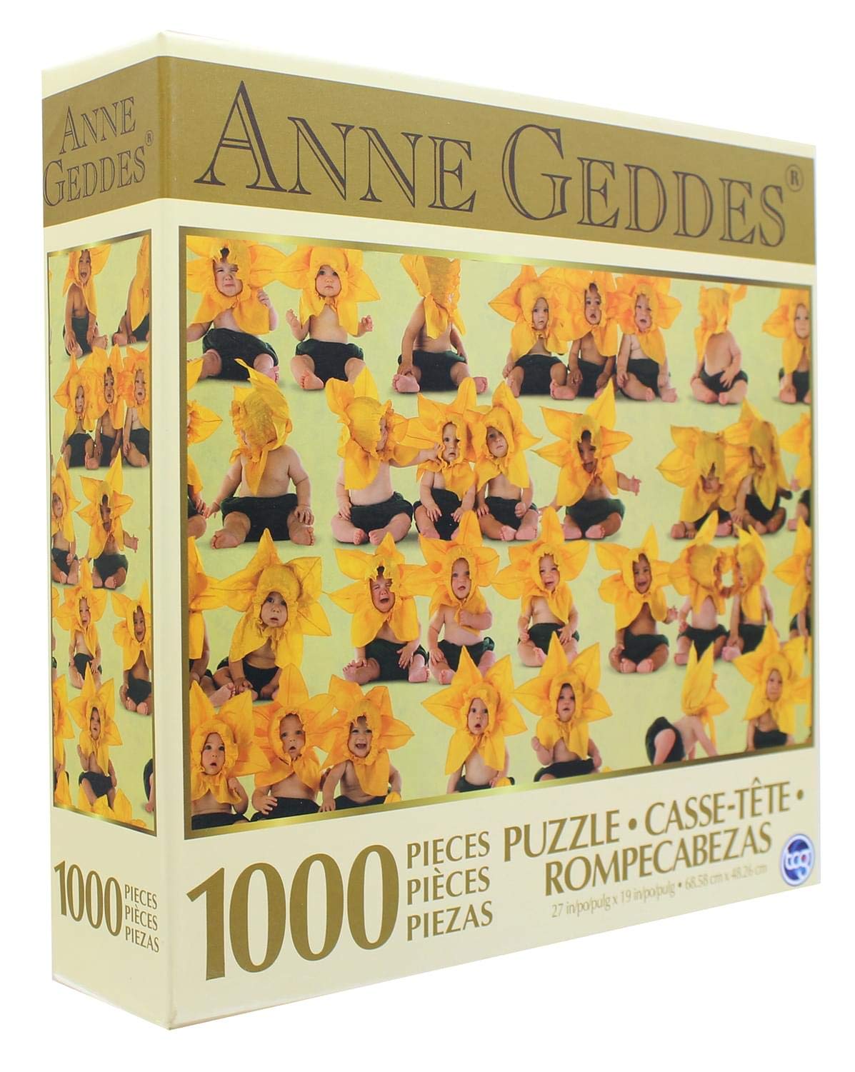 Anne Geddes 1000 Piece Puzzle - Sunflower Babies