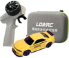 Captainrc Ldarc 1: 64 Mini Sports Car 4Ch 2.4Ghz Remote Control Full Scale Rtr Kit With Portable Storage Bag (R02-Yellow)