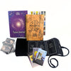 Witchy Cauldron Tarot Learning Set for Beginners: Learning Cards for Beginners, Satin Holder and Tarot Journal for Planning Spir