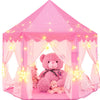 Evoionos Princess Tent For Girls, Castle Tent For Girls, Princess Castle Play Tent With Large Star Lights, Kids Tent Indoor Play