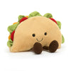 Jellycat Amuseables Taco Plush Toy - 6.5 inches, Soft Polyester, Fun Gift