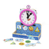 Melissa & Doug Blue'S Clues & You! Wooden Tickety Tock Magnetic Clock (31 Pieces)