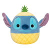 Squishmallows Plush Pineapple Stitch 8" - Soft Polyester Toy, One Size, Model SQK1955