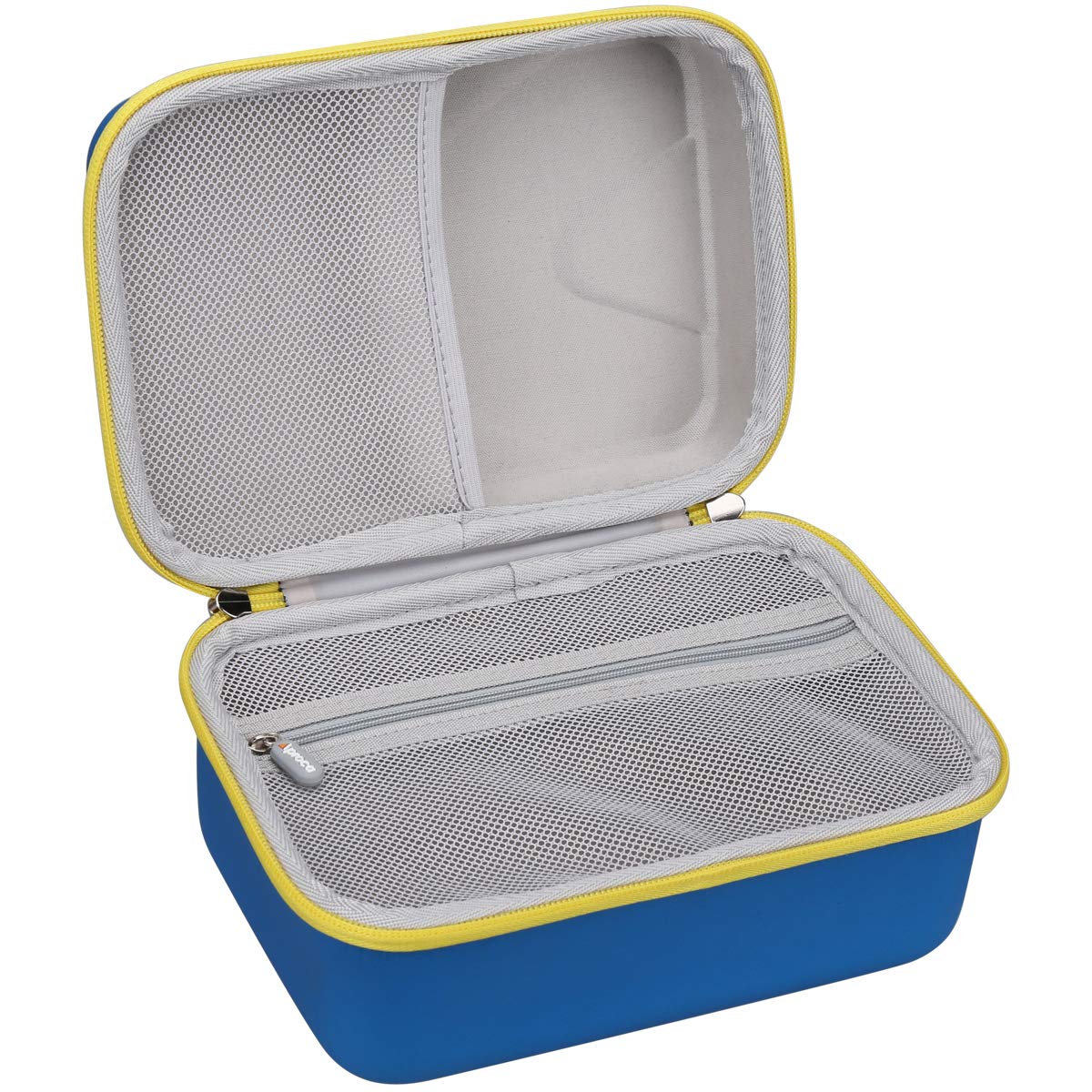 Aproca Hard Storage Travel Case For Leapfrog Fridge Phonics Magnetic Letter Set (Blue-Yellow Zipper) (Case Only)